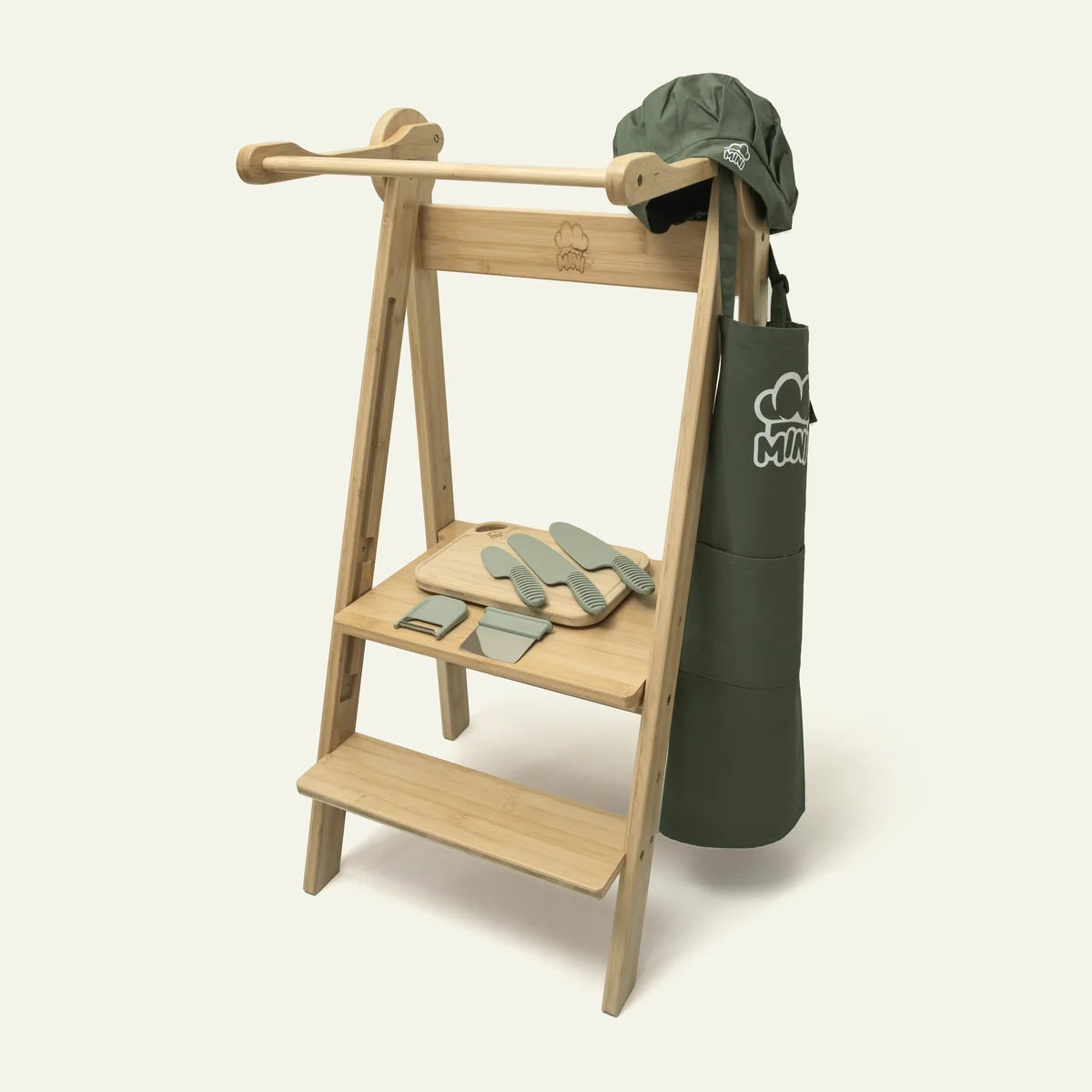 Lernturm + Küchenset + Schürzenset – MINI Family