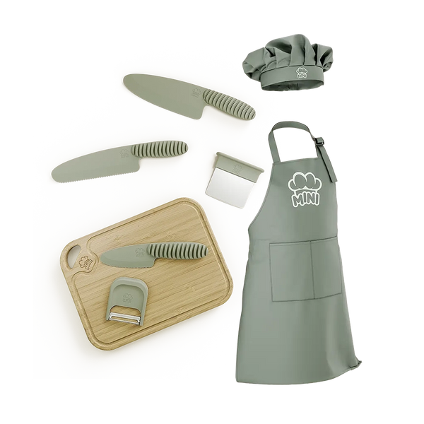 Küchenset + Schürze & Mütze