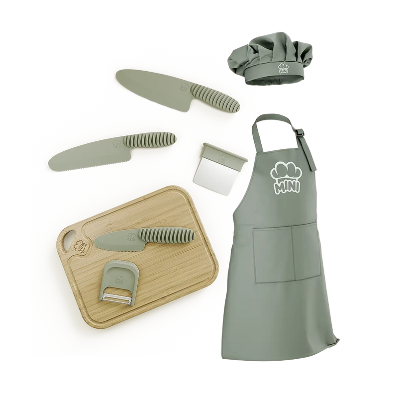 Küchenset + Schürze & Mütze